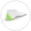Normal breite Fersen